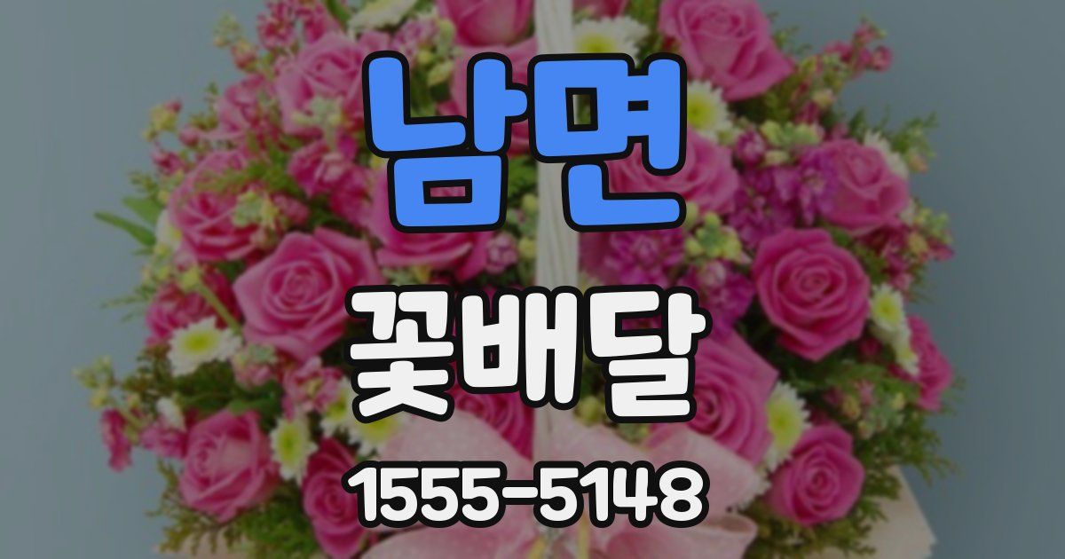 남면 꽃배달