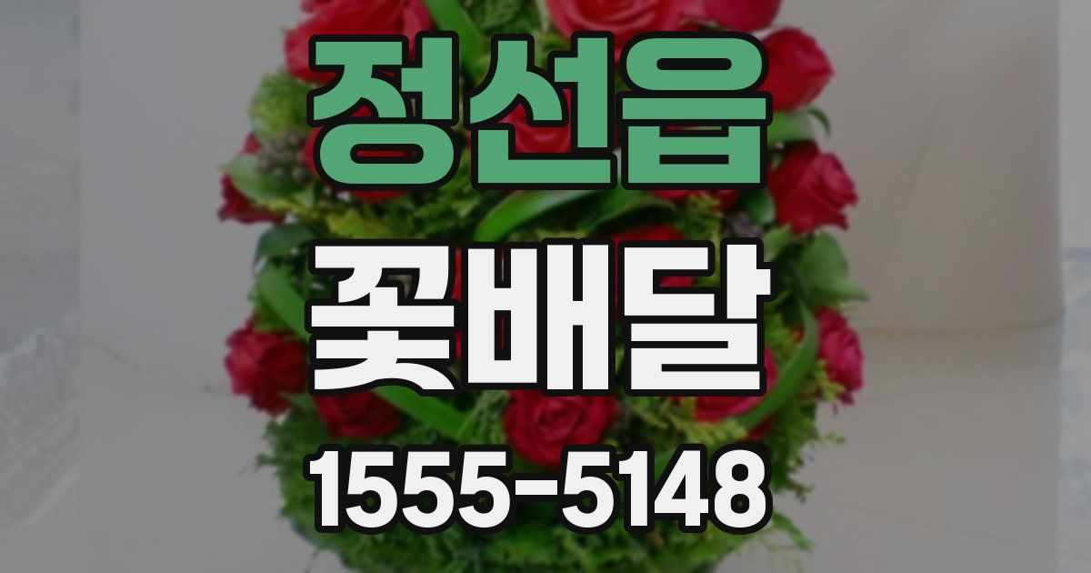 정선읍 꽃배달