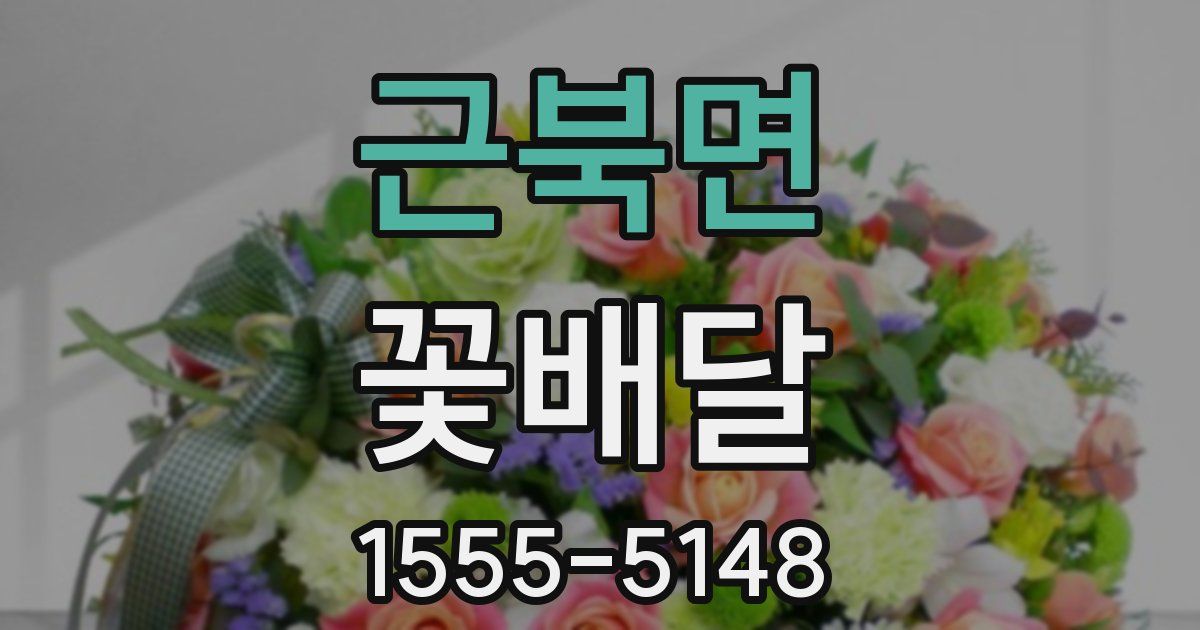 근북면 꽃배달