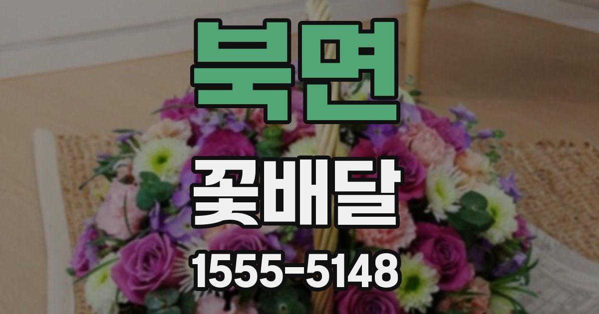 북면 꽃배달