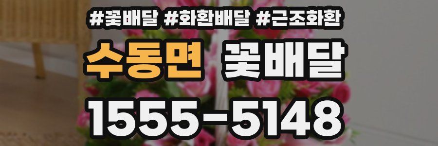 수동면 꽃배달