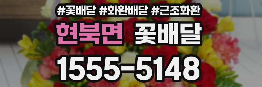 현북면 꽃배달