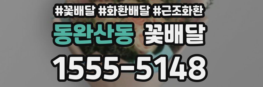 동완산동 꽃배달