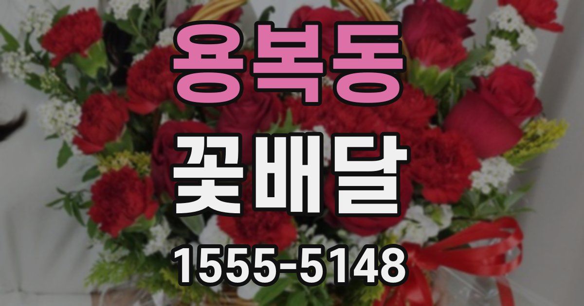 용복동 꽃배달