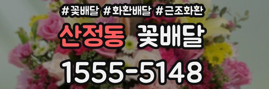 산정동 꽃배달