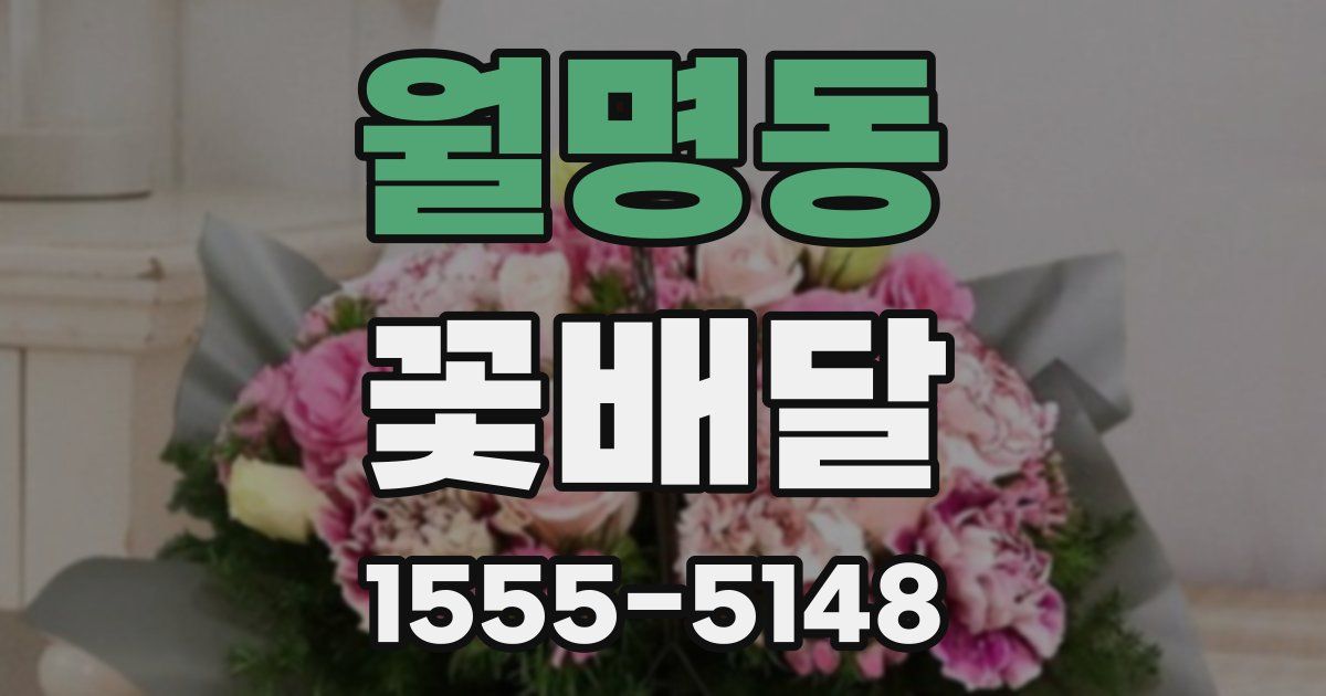 월명동 꽃배달