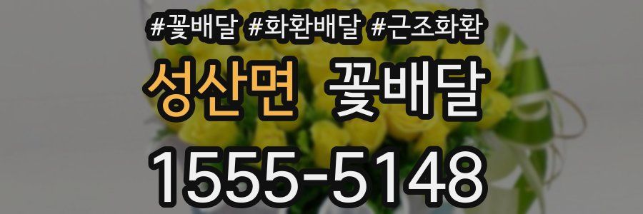 성산면 꽃배달