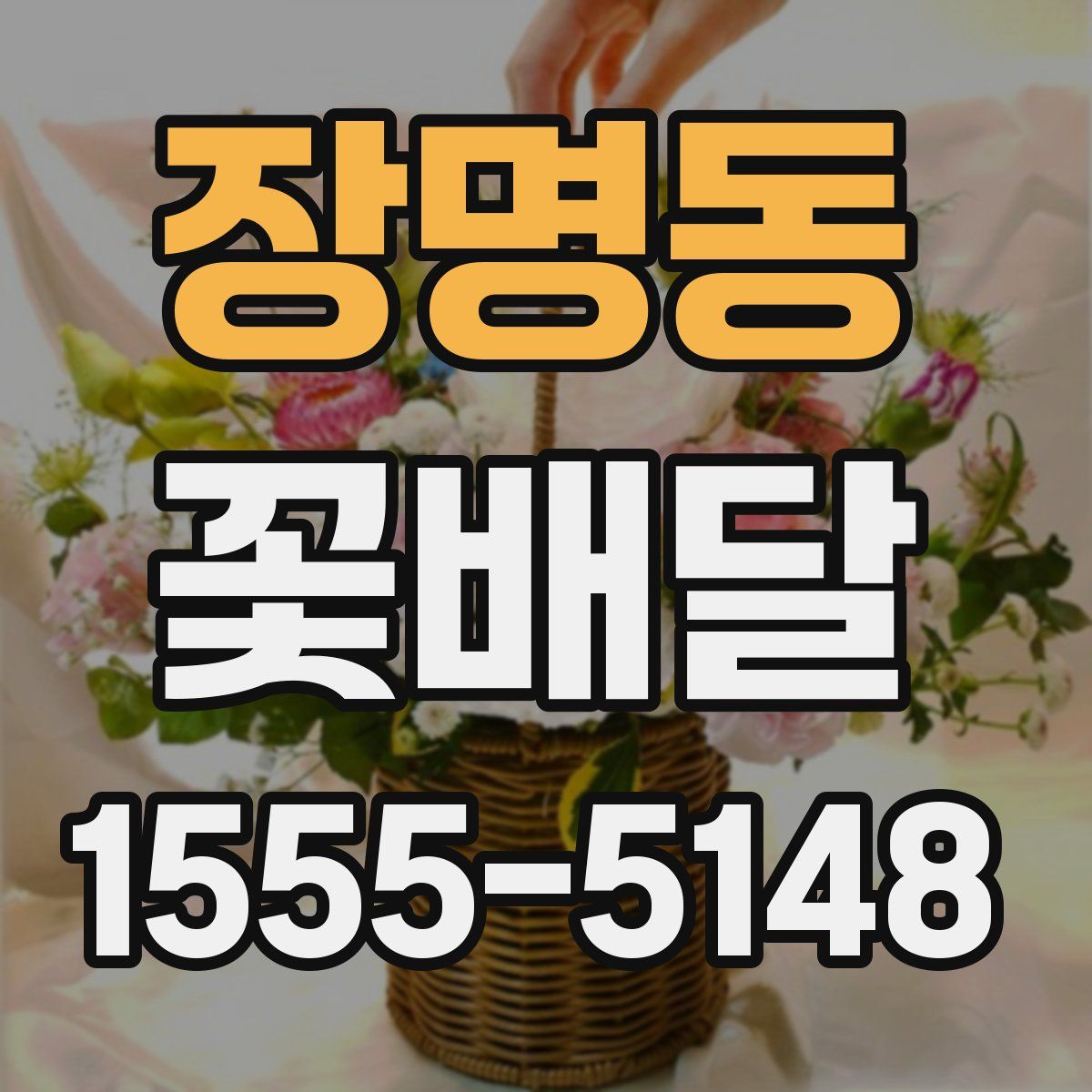 장명동 꽃배달