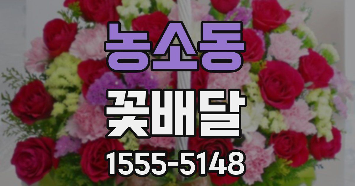 농소동 꽃배달