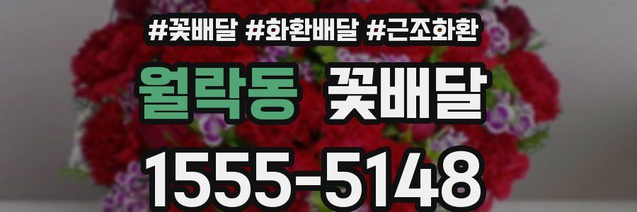 월락동 꽃배달