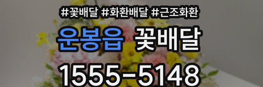 운봉읍 꽃배달