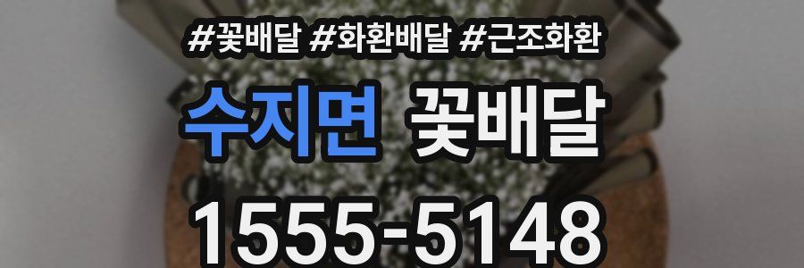 수지면 꽃배달