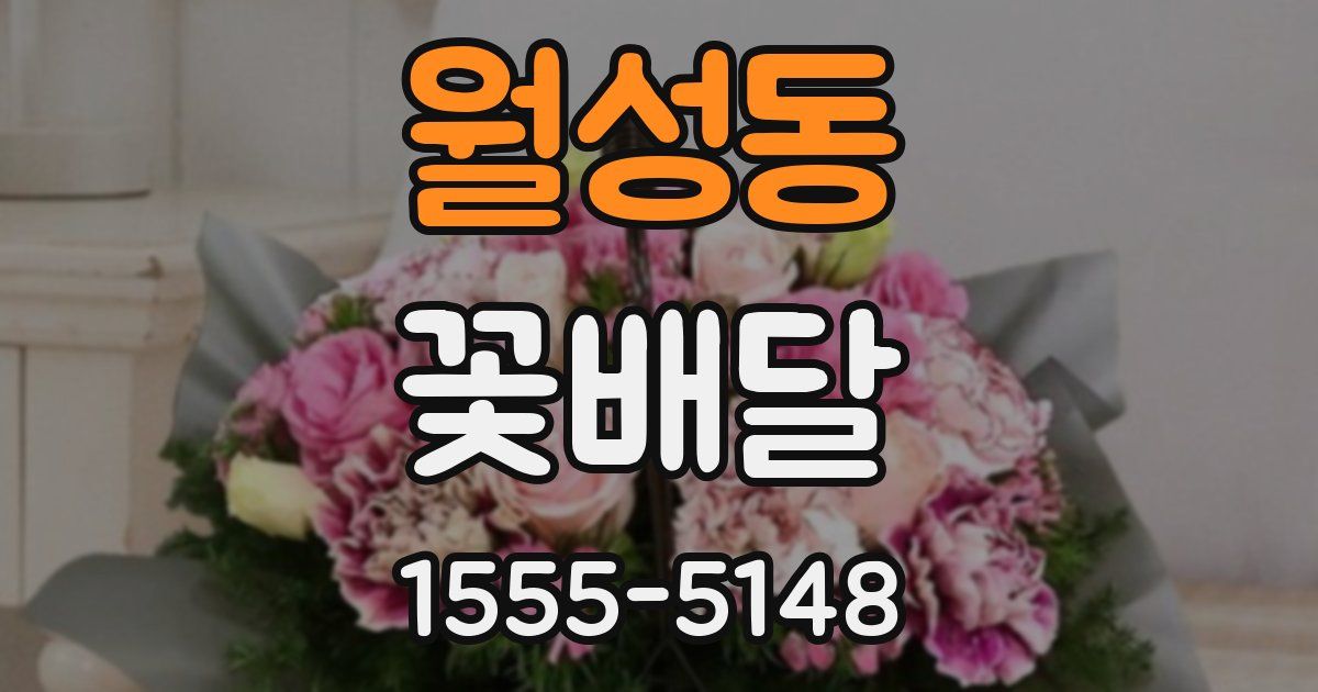 월성동 꽃배달