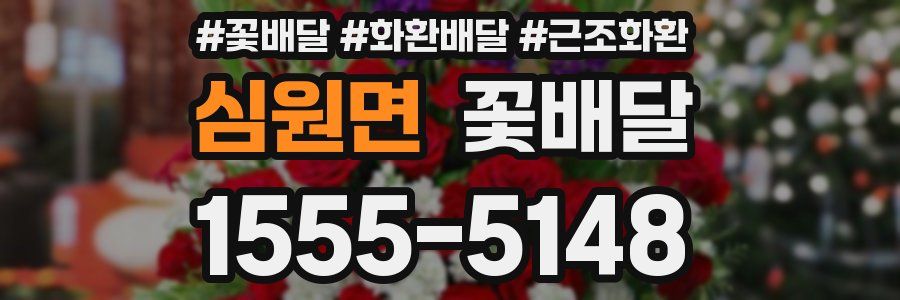 심원면 꽃배달
