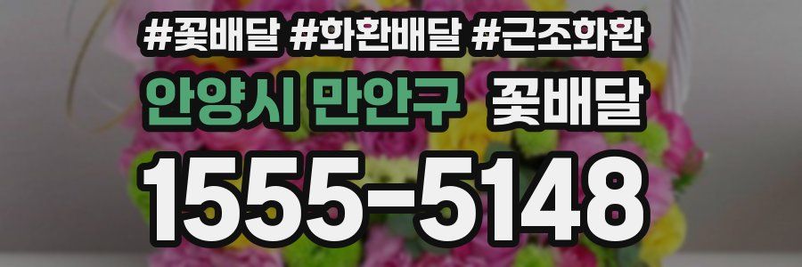 안양시 만안구 꽃배달