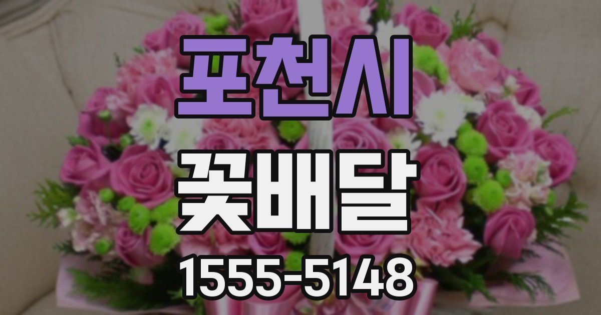 포천시 꽃배달