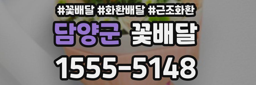담양군 꽃배달