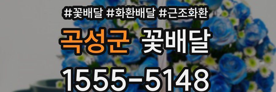 곡성군 꽃배달