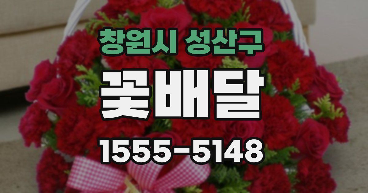 창원시 성산구 꽃배달