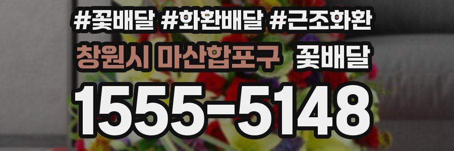 창원시 마산합포구 꽃배달