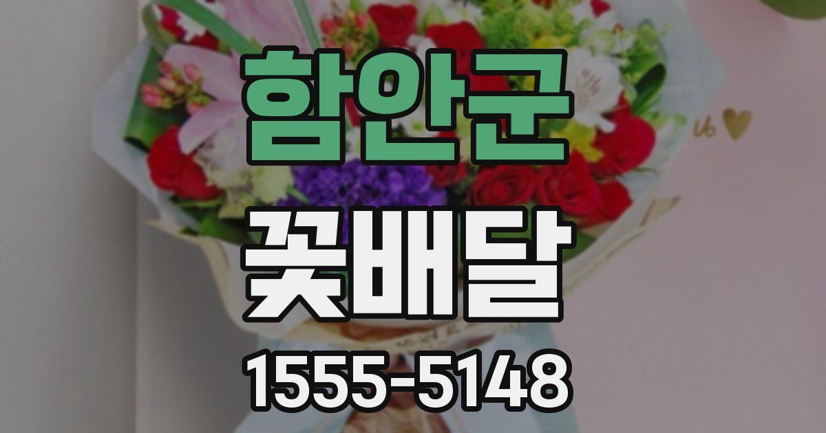 함안군 꽃배달