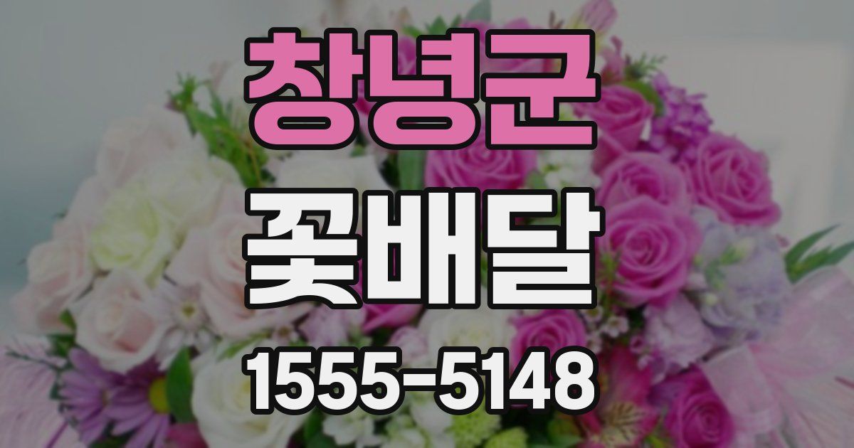 창녕군 꽃배달