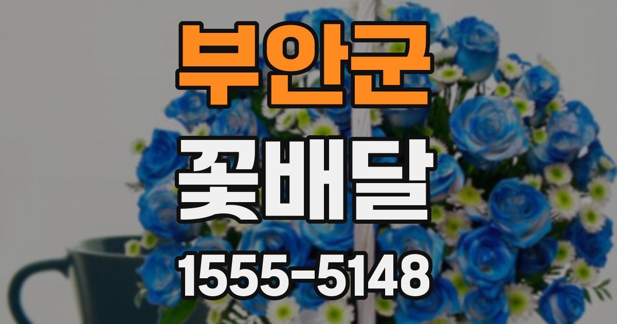 부안군 꽃배달