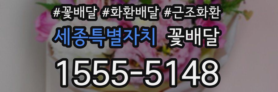세종특별자치 꽃배달