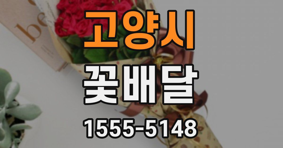 고양시 꽃배달