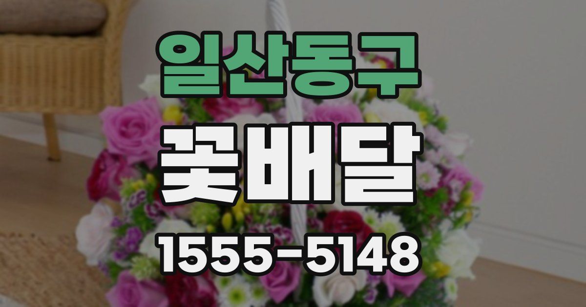 일산동구 꽃배달