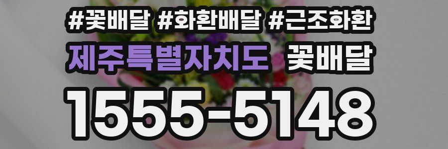 제주특별자치도 꽃배달