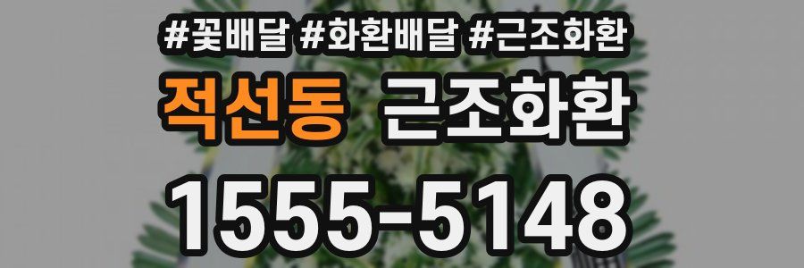 적선동 근조화환