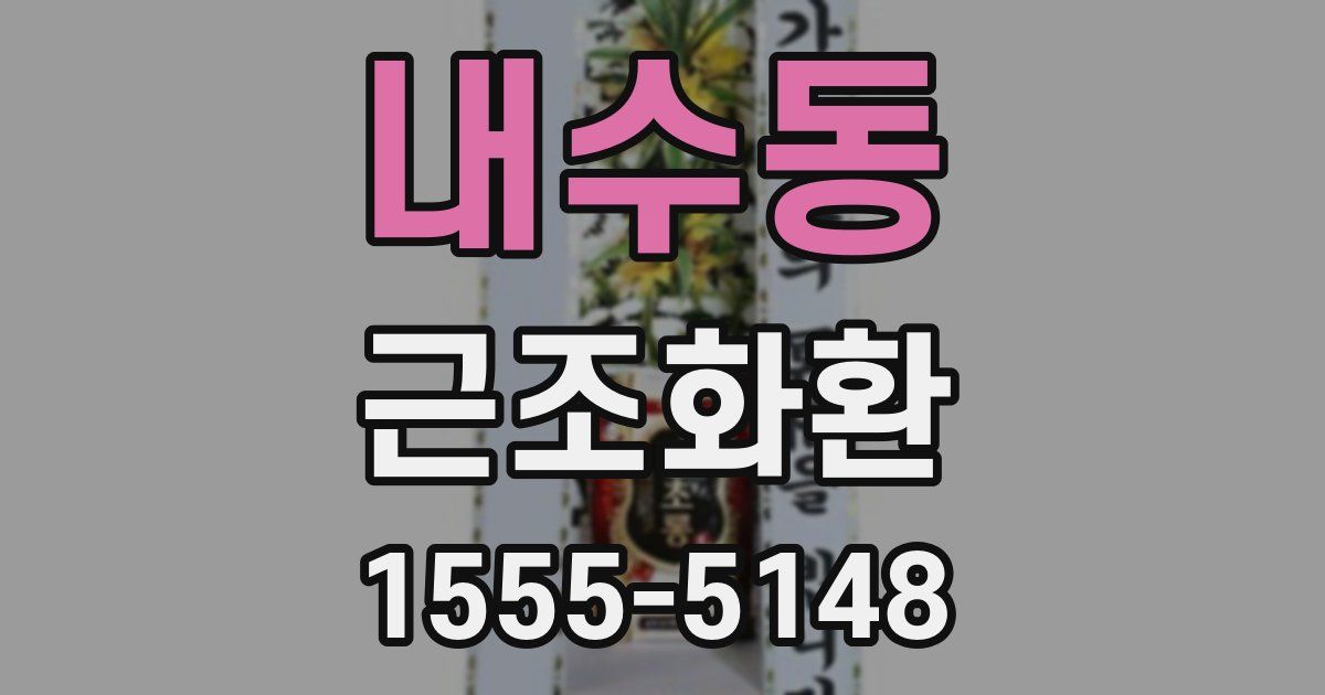 내수동 근조화환