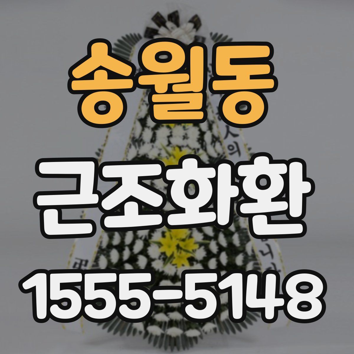 송월동 근조화환