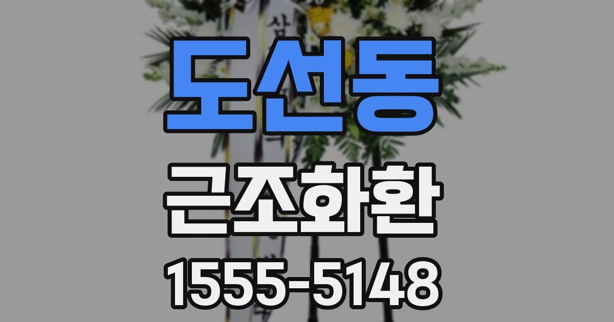 도선동 근조화환