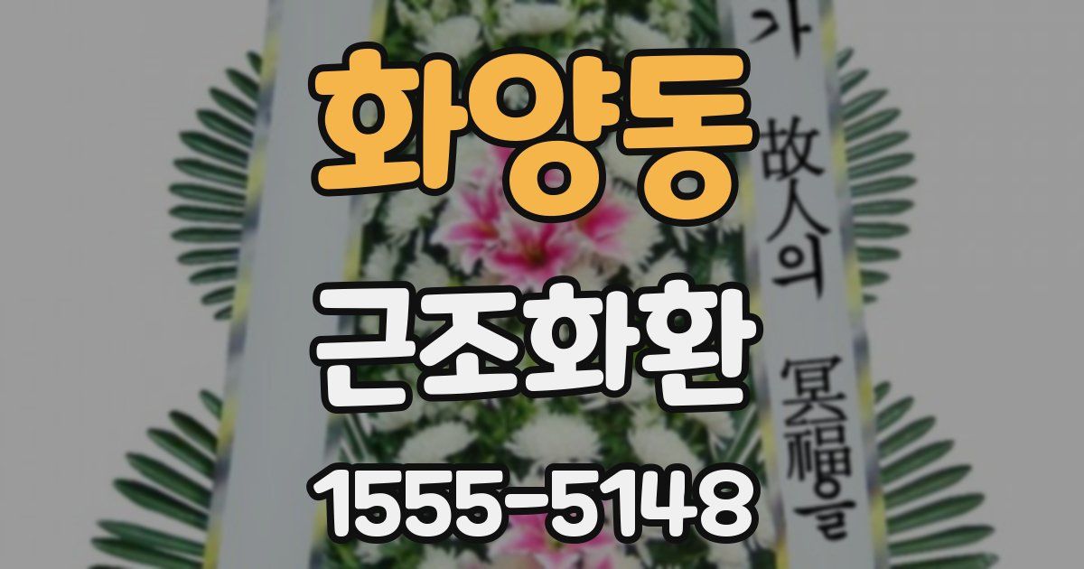 화양동 근조화환