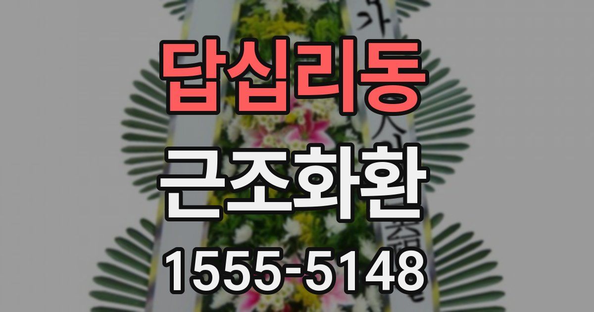 답십리동 근조화환