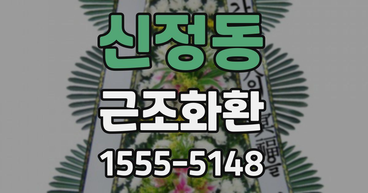 신정동 근조화환