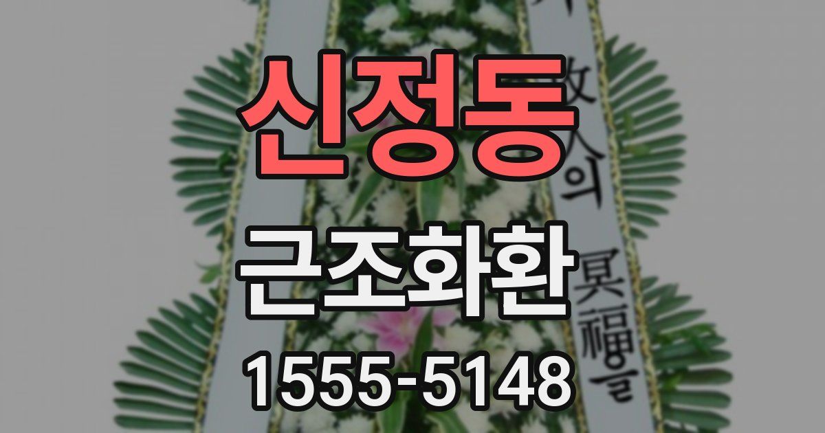 신정동 근조화환