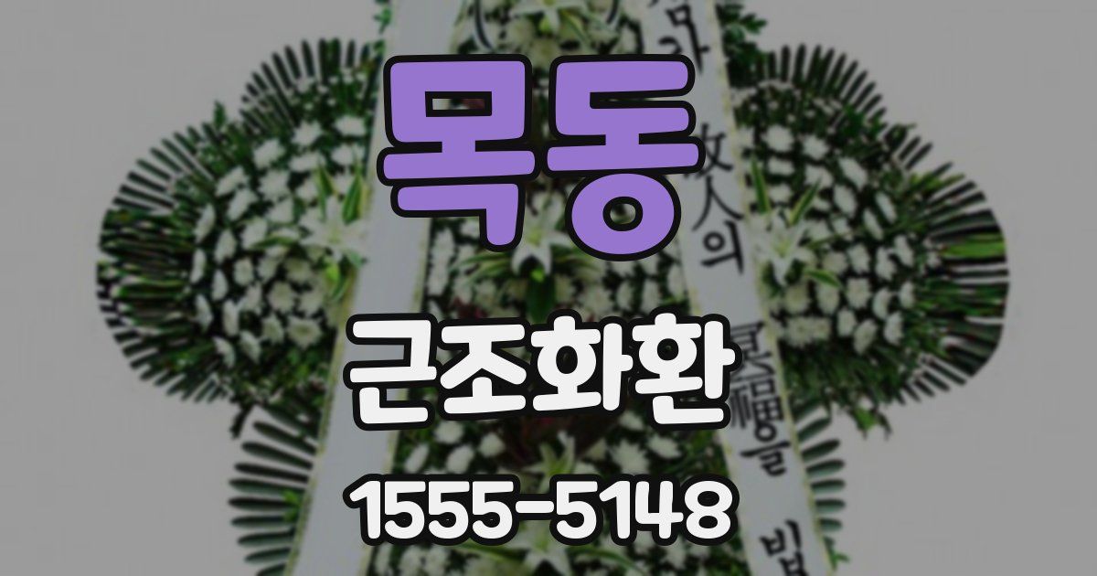 목동 근조화환
