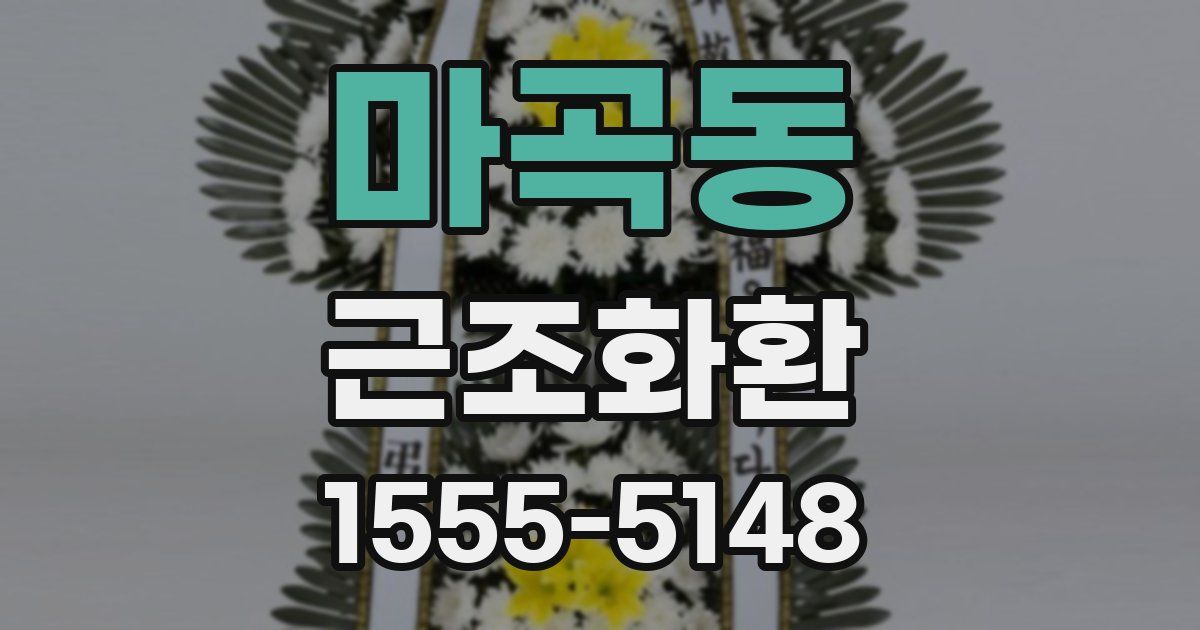 마곡동 근조화환