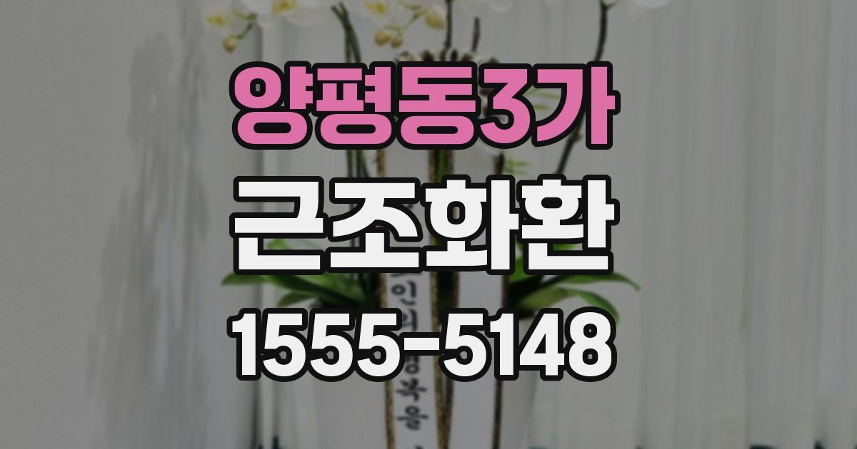 양평동3가 근조화환