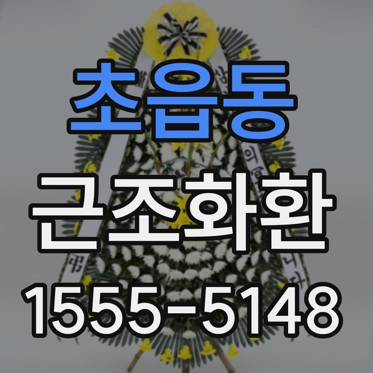 초읍동 근조화환