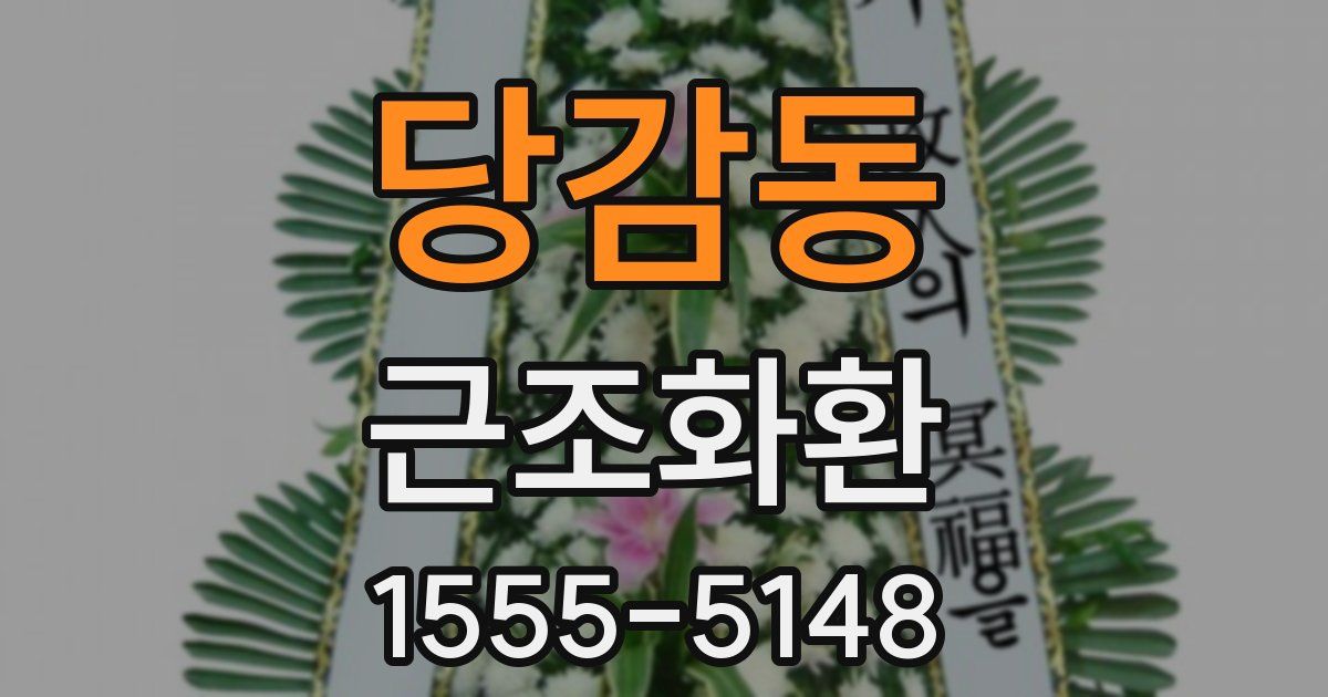 당감동 근조화환