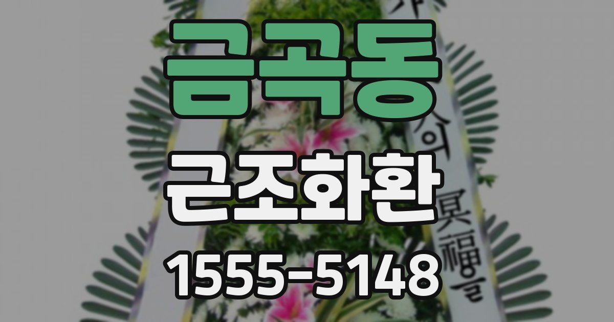 금곡동 근조화환