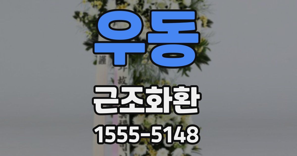 우동 근조화환