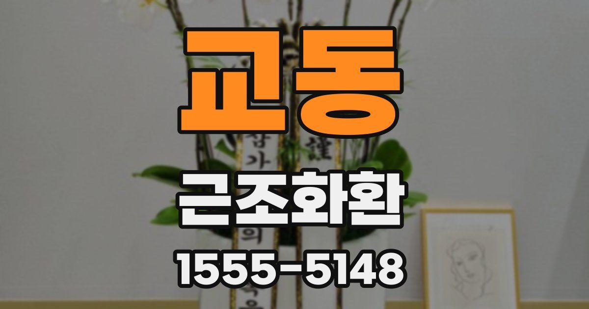 교동 근조화환
