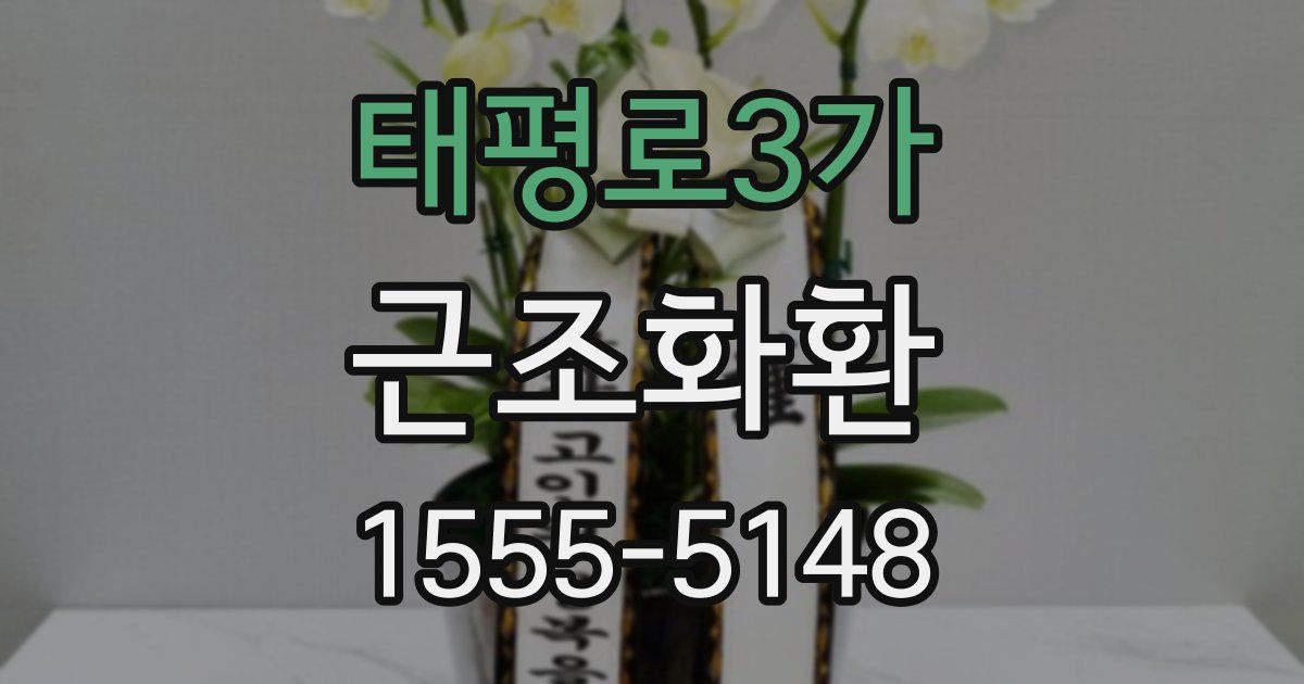 태평로3가 근조화환