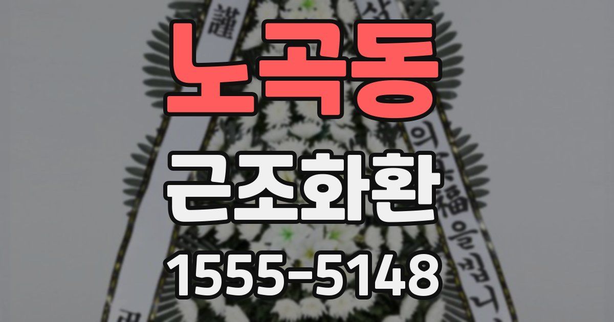 노곡동 근조화환