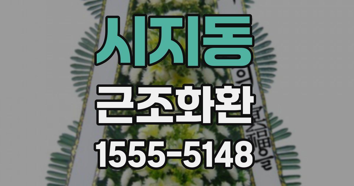 시지동 근조화환